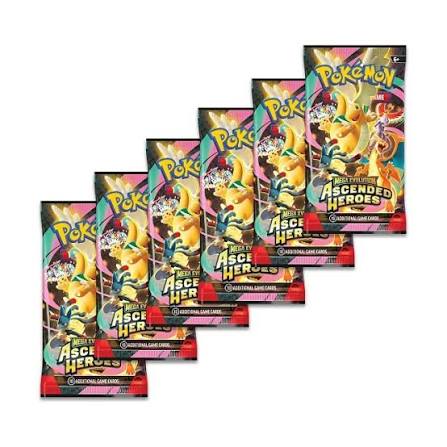 Pokémon Mega Evolution – Ascended Heroes Booster Pack