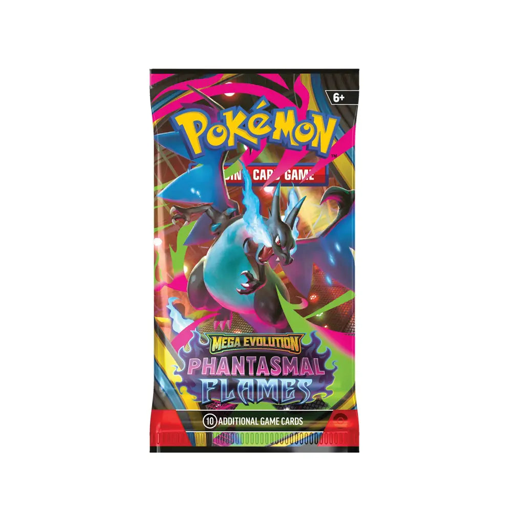 Pokémon Mega Evolution – Phantasmal Flames Booster Pack.