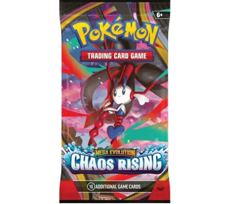 Pokémon Mega Evolution – Chaos Rising Booster Pack
